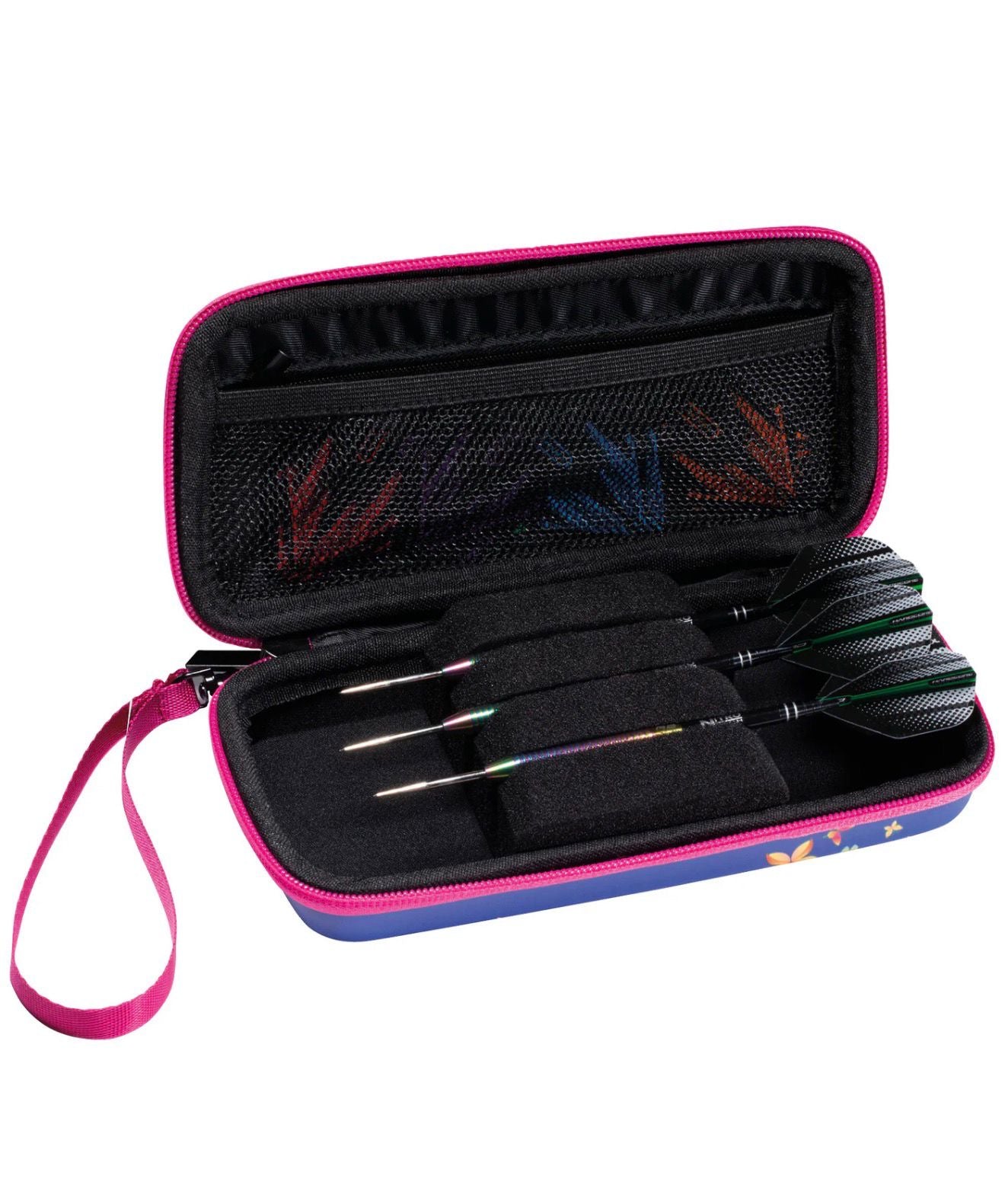 RED DRAGON MONZA WOMENS DARTS CASE BEAUTIFUL BUTTERFLY EDITION