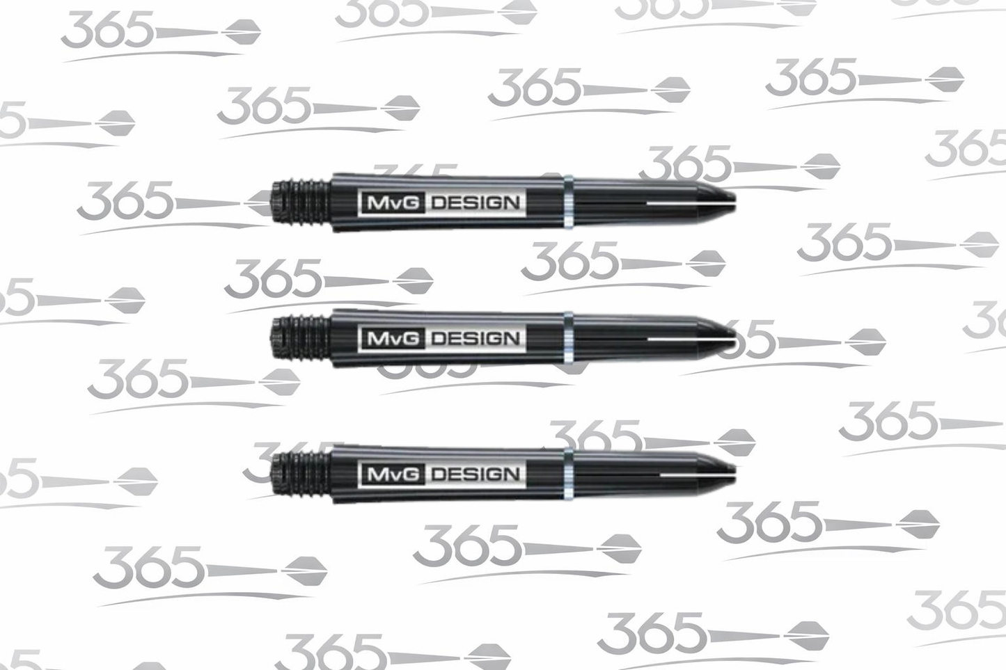 WINMAU MVG DESIGN NYLON SHORT DART SHAFTS STEMS - 1 SET (3 SHAFTS)