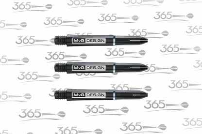 WINMAU MVG DESIGN NYLON SHORT DART SHAFTS STEMS - 1 SET (3 SHAFTS)