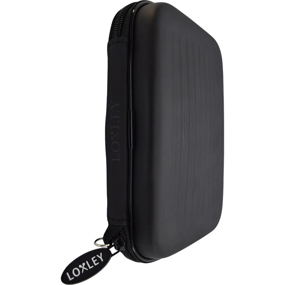 LOXLEY QUIVER MIDNIGHT BLACK DART CASE DOUBLE DECKER OR SLIM DUO HOLDS 2 SETS