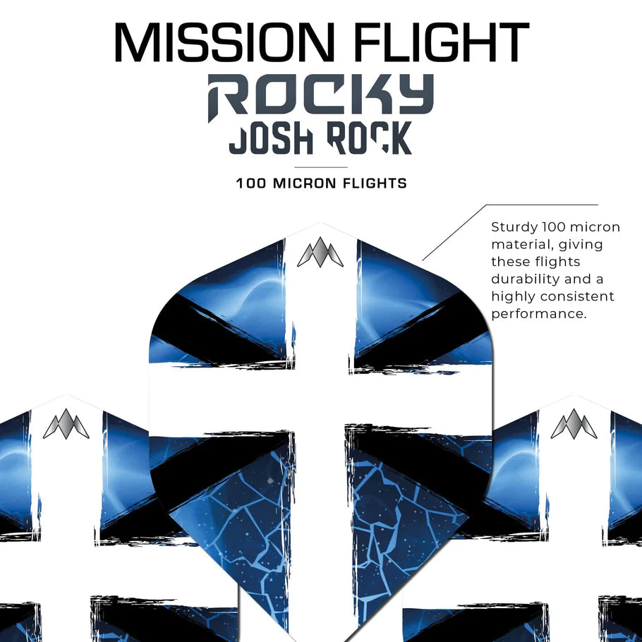 MISSION JOSH ROCK UNION JACK DART FLIGHTS NO 2 STANDARD
