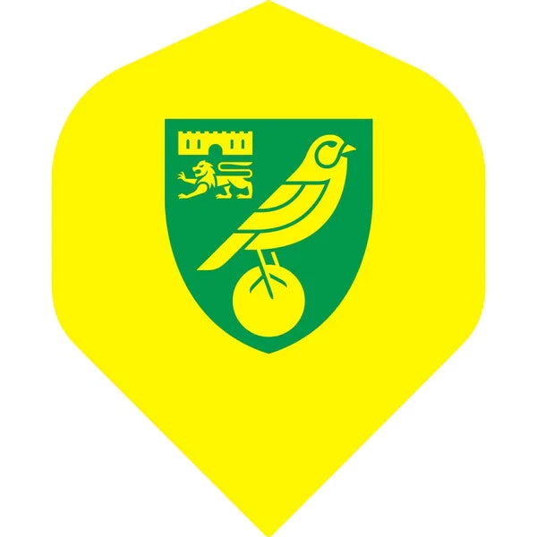 NORWICH CITY FOOTBALL CLUB DART FLIGHTS