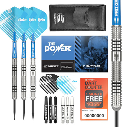 TARGET PHIL TAYLOR 24G TUNGSTEN DARTS SET