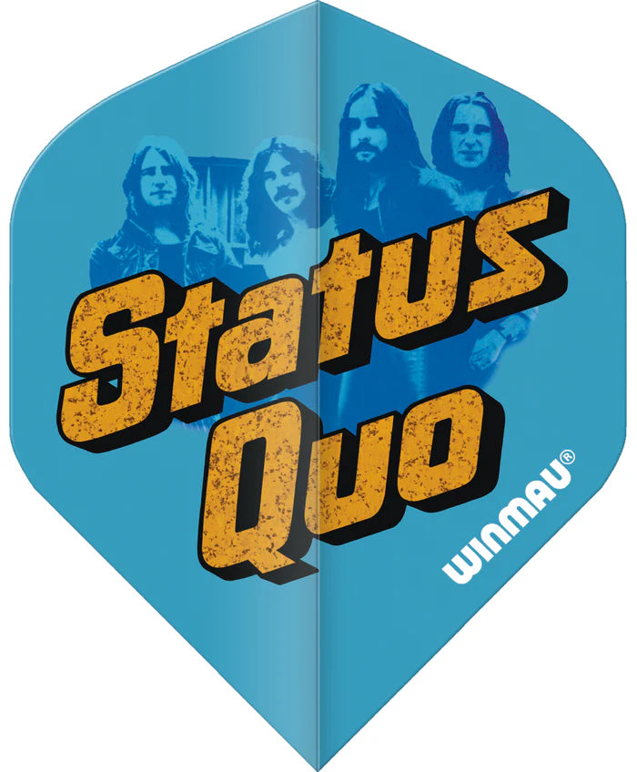 WINMAU RHINO EXTRA THICK 'STATUS QUO - BLUE LOGO FLIGHTS - 3 FLIGHTS