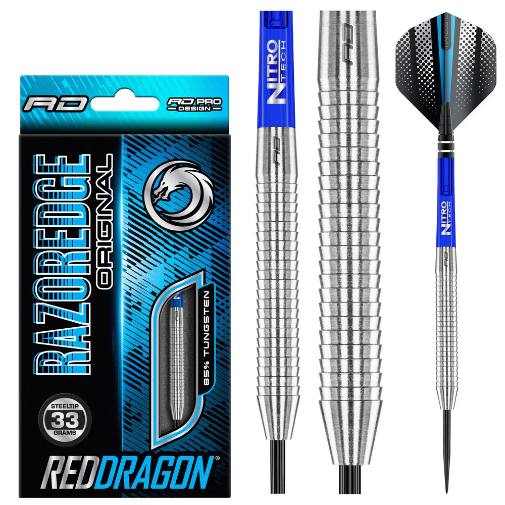 RED DRAGON RAZOR EDGE ORIGINAL 33G 85% TUNGSTEN DARTS – 365Darts.com