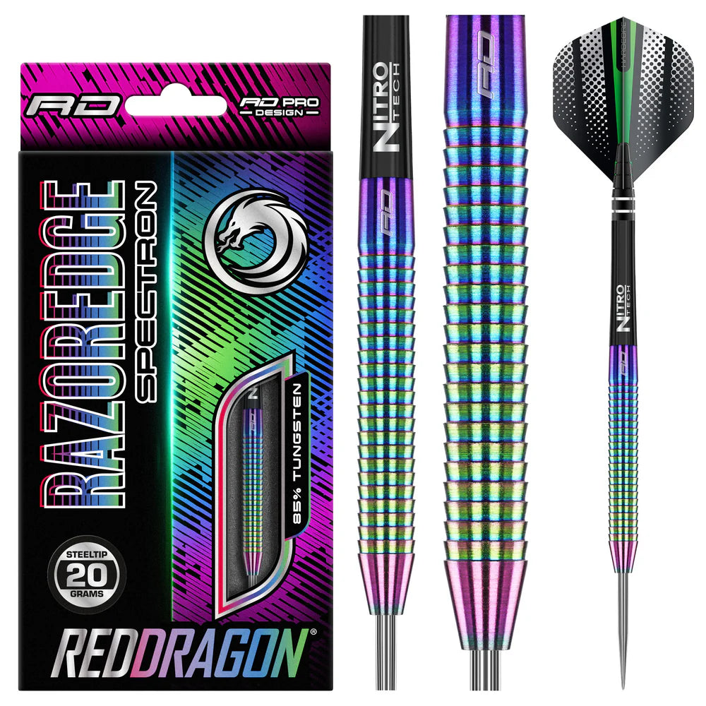 RED DRAGON RAZOR EDGE SPECTRON 20G 85% TUNGSTEN DARTS