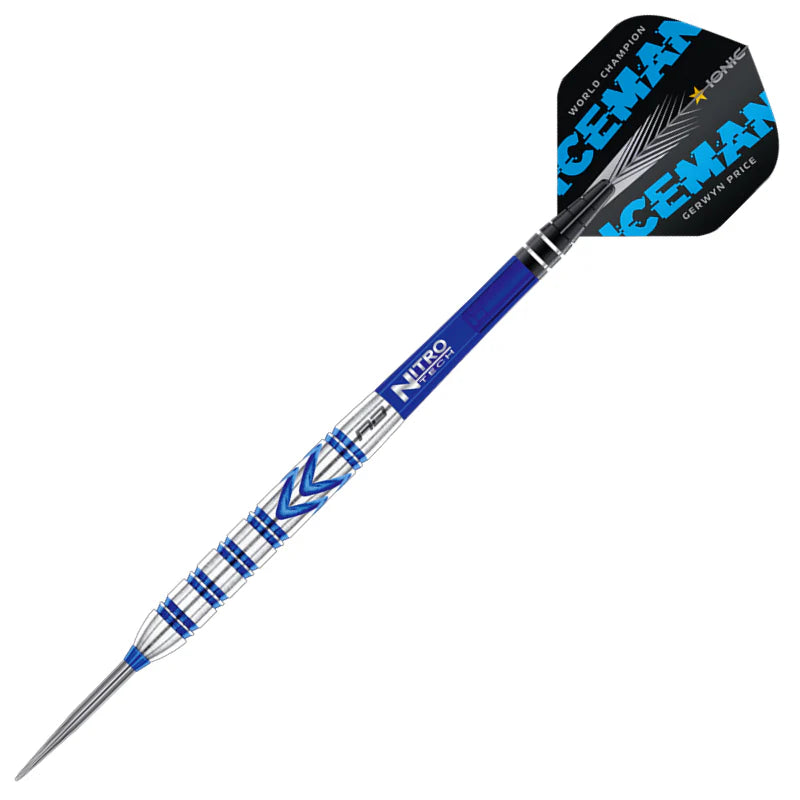GERWYN PRICE ICEMAN BLUE ORIGINAL 24G 90% PROFESSIONAL TUNGSTEN DARTS
