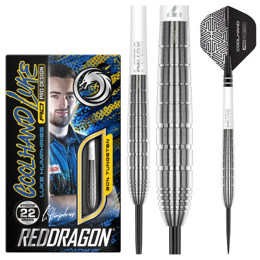 LUKE HUMPHRIES TX1 22G 90% TUNGSTEN DARTS