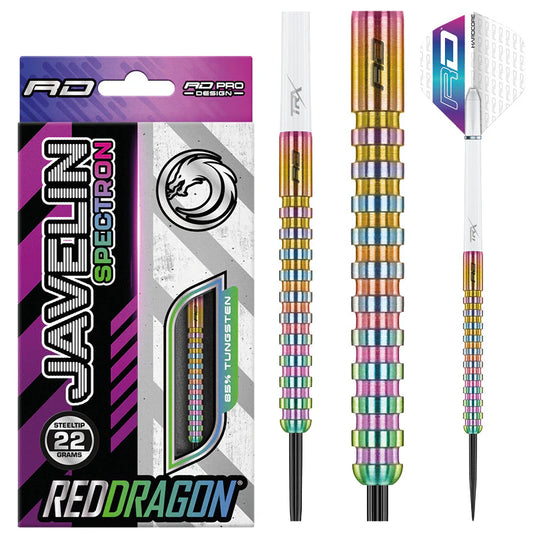 RED DRAGON JAVELIN SPECTRON 22G 85% TUNGSTEN DARTS