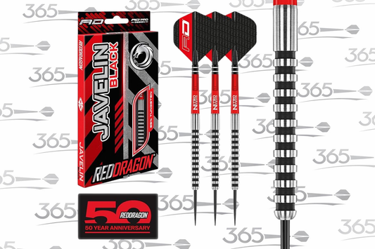 RED DRAGON JAVELIN BLACK 22G 85% TUNGSTEN DARTS