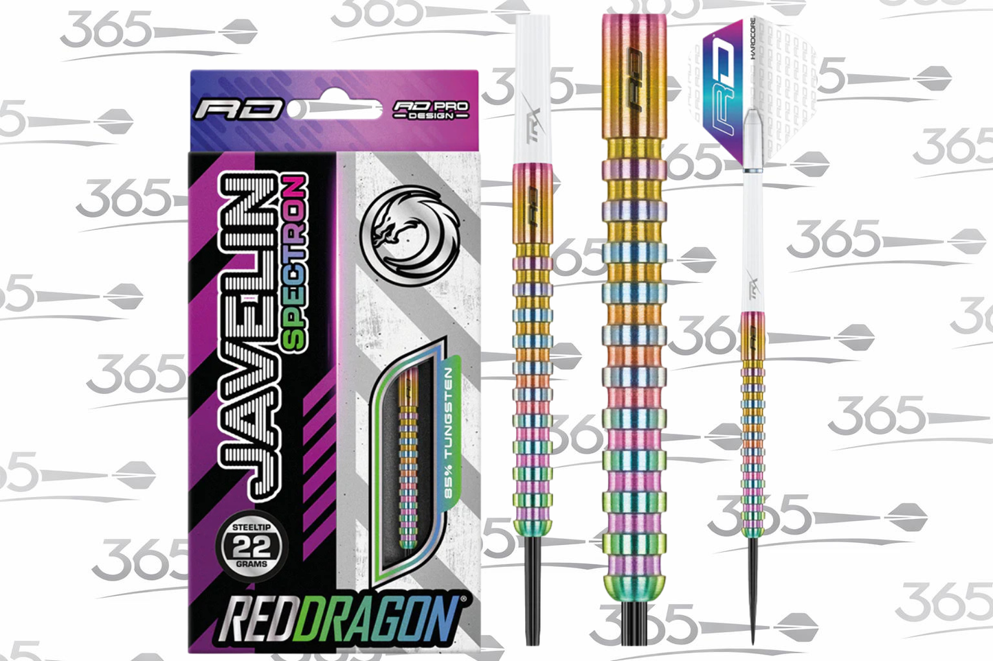RED DRAGON JAVELIN SPECTRON 22G 85% TUNGSTEN DARTS
