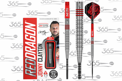 RED DRAGON JONNY CLAYTON ORIGINAL 22G 90% PROFESSIONAL TUNGSTEN DARTS