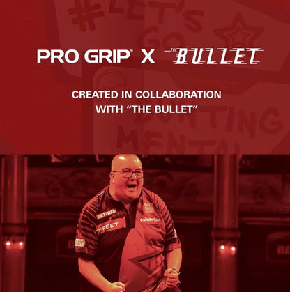 STEPHEN BUNTING TARGET LET'S GO BUNTING MENTAL DART FLIGHT AND SHAFT SET - RARE!