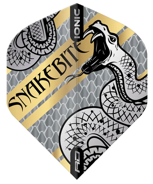 PETER WRIGHT SNAKEBITE IONIC COILED SNAKE RED DRAGON STANDARD DART FLIGHTS