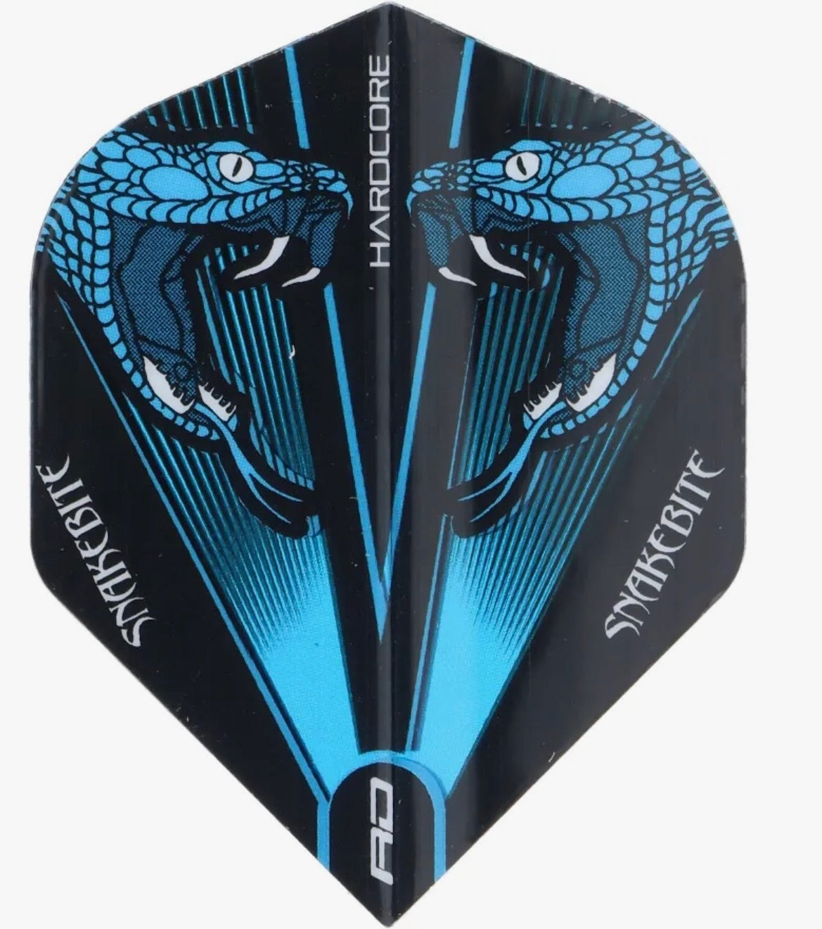 PETER WRIGHT SNAKEBITE BLUE HARDCORE RED DRAGON STANDARD DART FLIGHTS