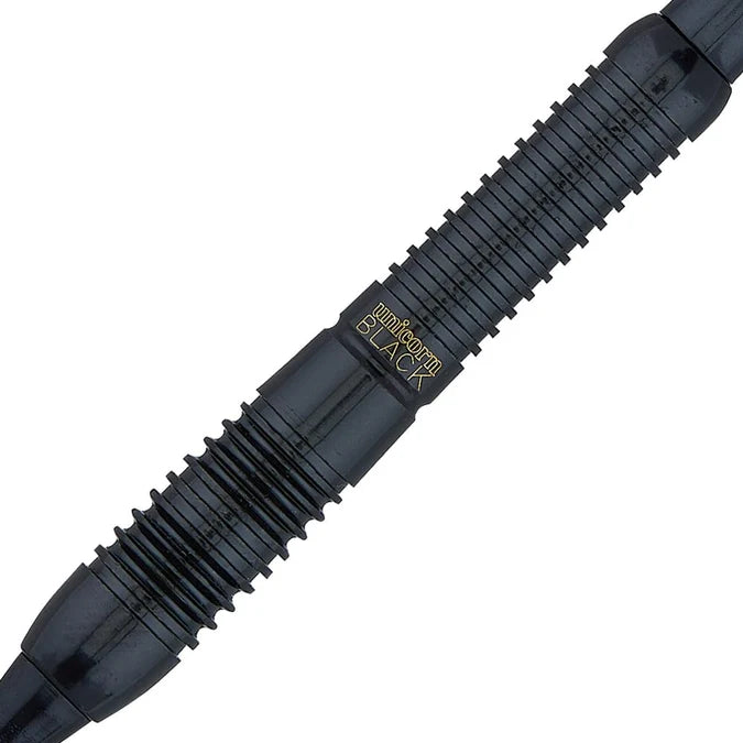 UNICORN CORE BLACK BRASS SOFT TIP 18G DARTS - STYLE 2