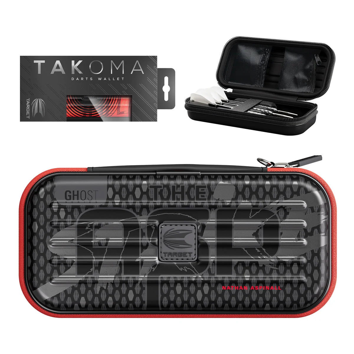 TARGET TAKOMA NATHAN ASPINALL THE ASP GHOST EDITION DARTS CASE