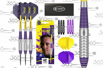 LUKE LITTLER TARGET DARTS STEEL TIP 22G DART SET