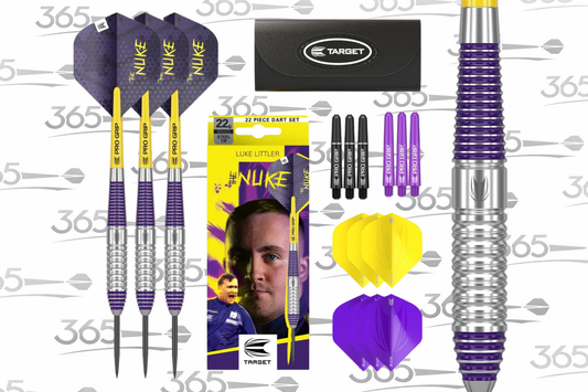 LUKE LITTLER TARGET DARTS STEEL TIP 22G DART SET