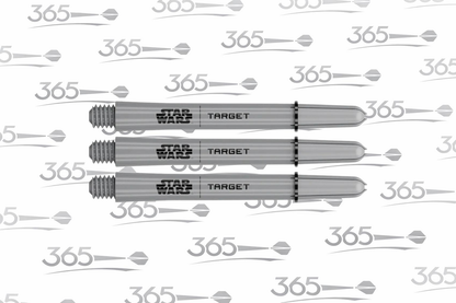 TARGET DARTS STAR WARS GREY PRO GRIP DART SHAFTS - IN TARGET PACKAGING