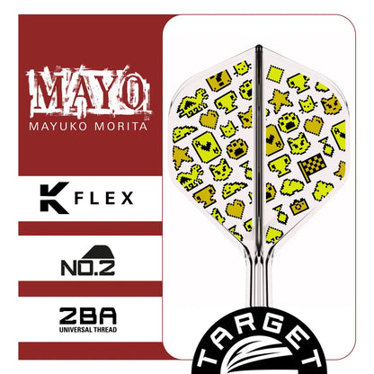 Target Japan Mayo G2 K Flex Dart Flights & Shaft System