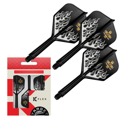 Target Japan PYRO G2 K Flex Dart Flights & Shaft System