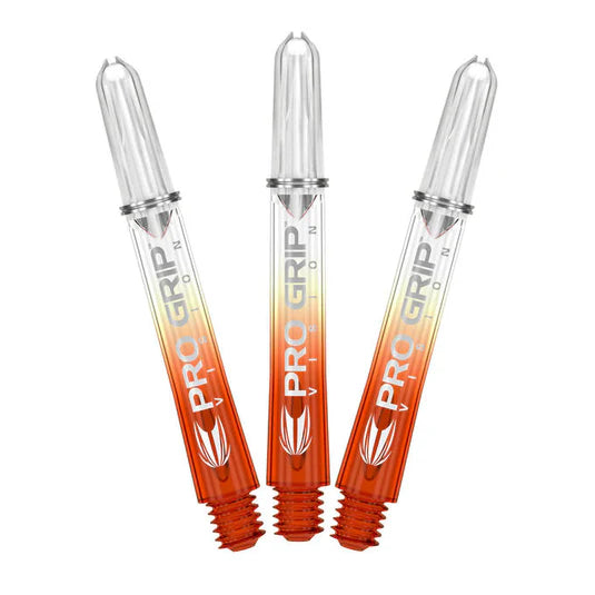 TARGET PRO GRIP VISION DART SHAFTS / DART STEMS WITH LOCKING RINGS - TWO TONE