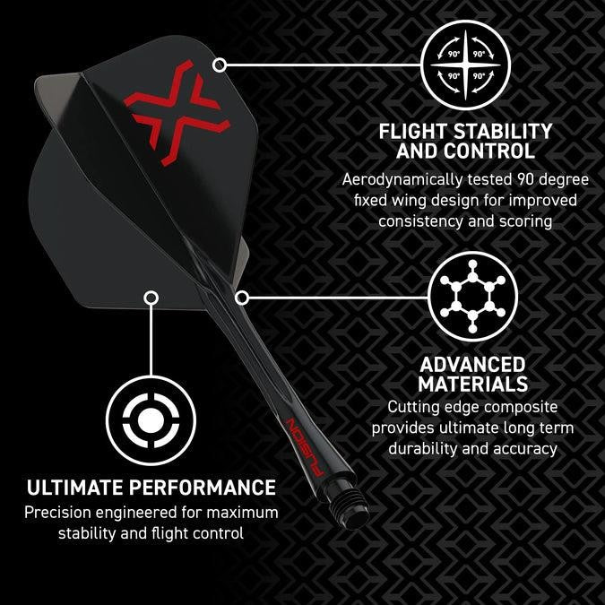 Winmau Blade X Fusion Integrated Flight & Shaft System