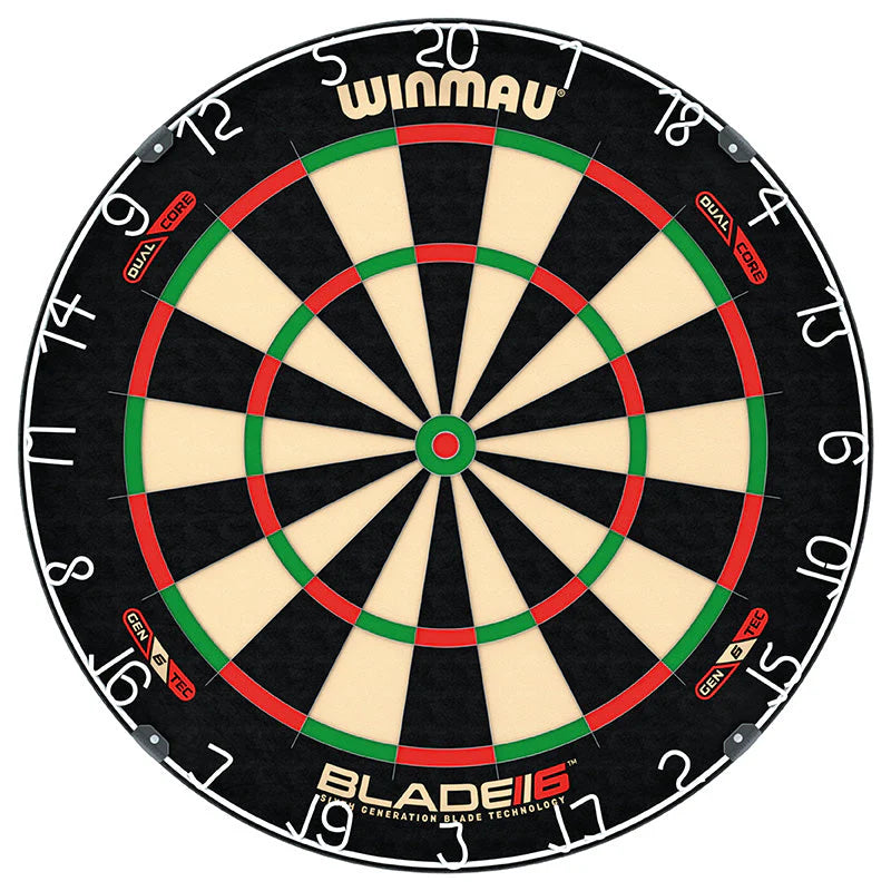 Winmau Blade 6 Dual Core Professional Bristle Dartboard - CLICK AND COLLECT