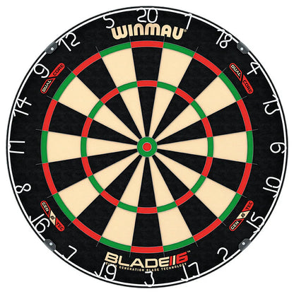 Winmau Blade 6 Dual Core Professional Bristle Dartboard - CLICK AND COLLECT