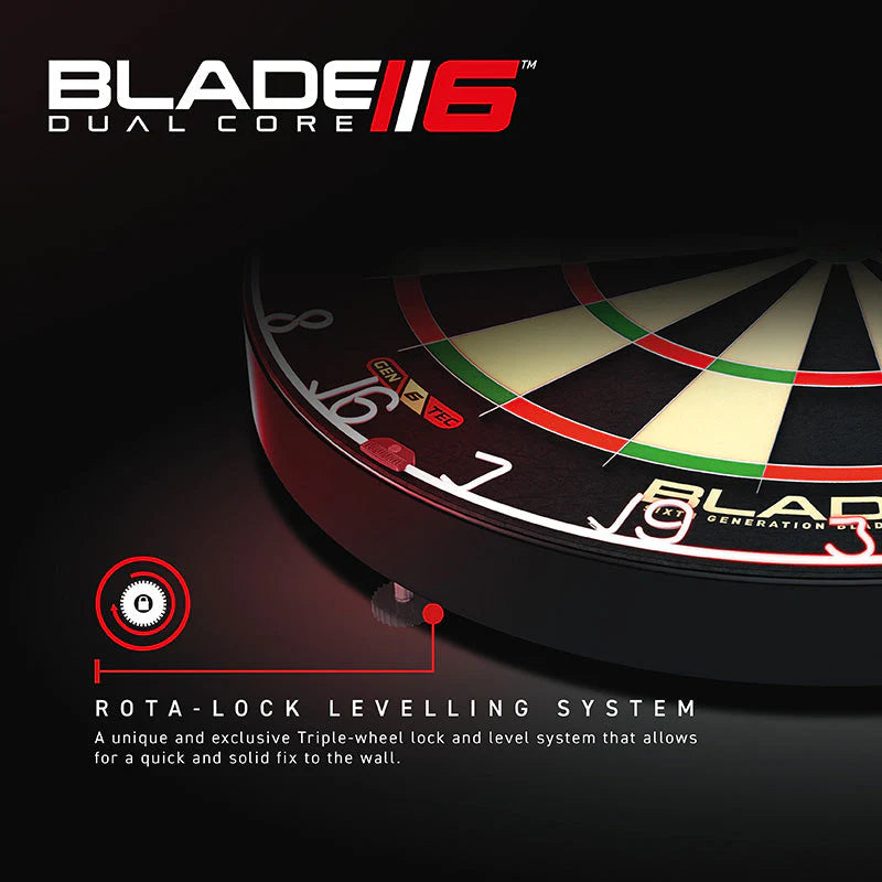 Winmau Blade 6 Dual Core Professional Bristle Dartboard - CLICK AND COLLECT