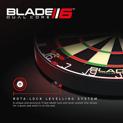Winmau Blade 6 Dual Core Professional Bristle Dartboard - CLICK AND COLLECT