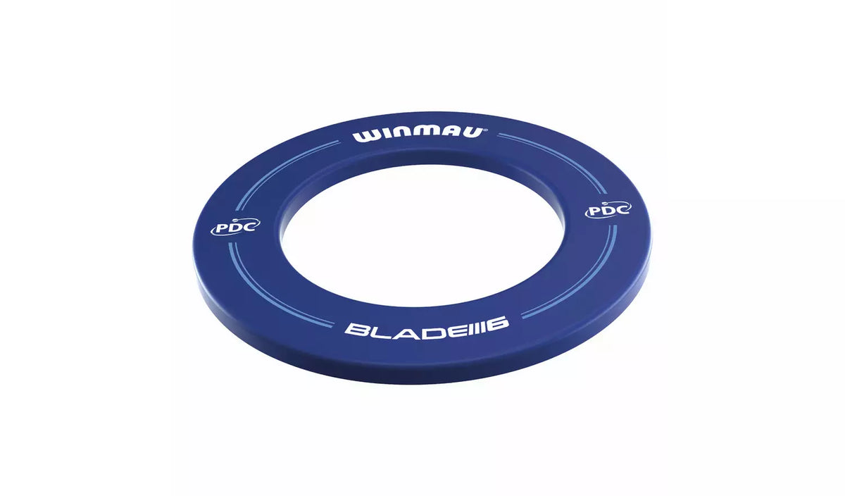 WINMAU BLADE 6 PDC PRINTED DARTBOARD SURROUND - BLUE