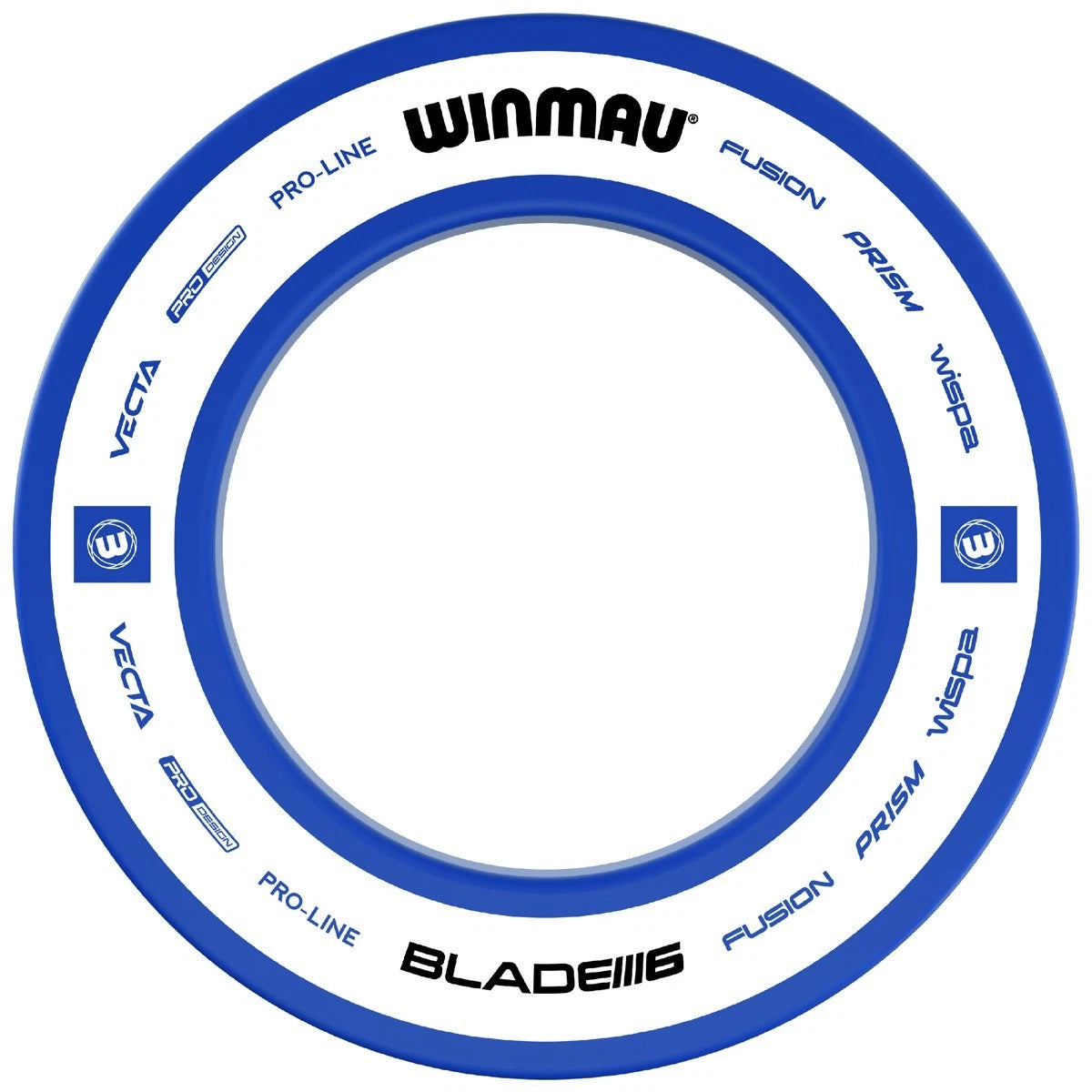 WINMAU PRO-LINE 2.0 PRINTED DARTBOARD SURROUND - BLUE