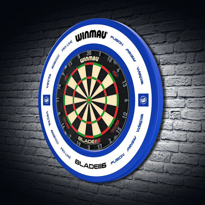 WINMAU PRO-LINE 2.0 PRINTED DARTBOARD SURROUND - BLUE