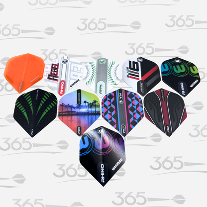 RED DRAGON AND WINMAU FLIGHTS AND STEMS 60 PIECE SET