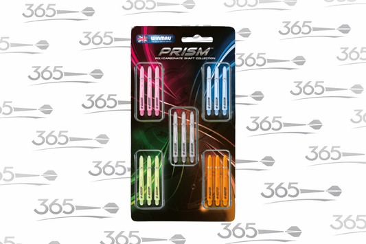WINMAU PRISM 1.0 SHAFT COLLECTION 5 SET WITH SPRINGS DARTS SHAFT STEMS