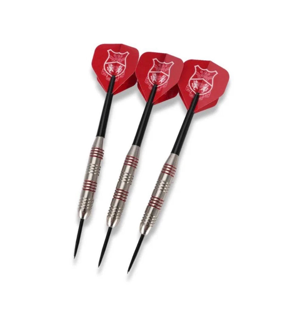 WREXHAM AFC FOOTBALL CLUB 23G BRASS DARTS SET