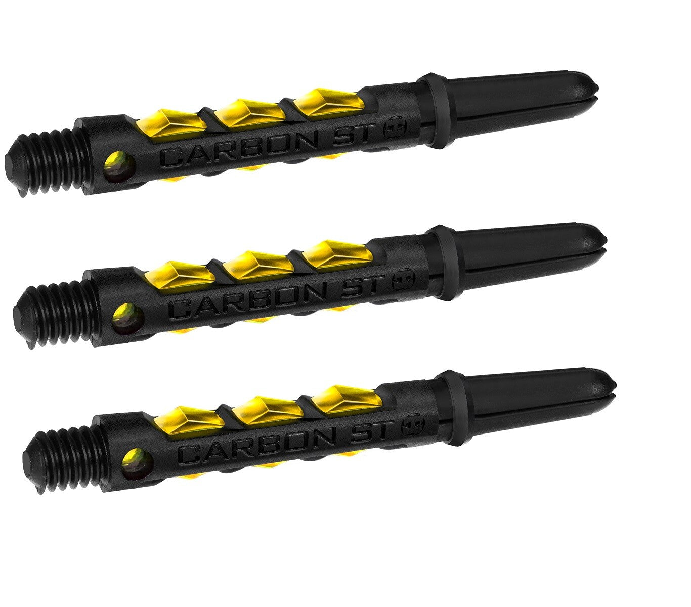 HARROWS CARBON ST DART STEMS - YELLOW MIDI