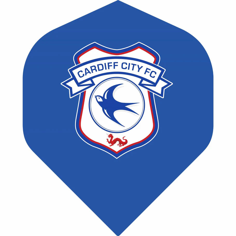 CARDIFF CITY FOOTBALL CLUB DART FLIGHTS