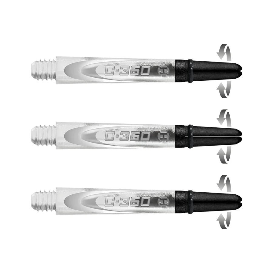 HARROWS CARBON 360 DART STEMS - WITH ROTATING CARBON TOP