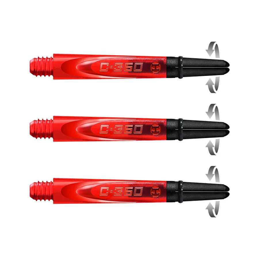 HARROWS CARBON 360 DART STEMS - WITH ROTATING CARBON TOP