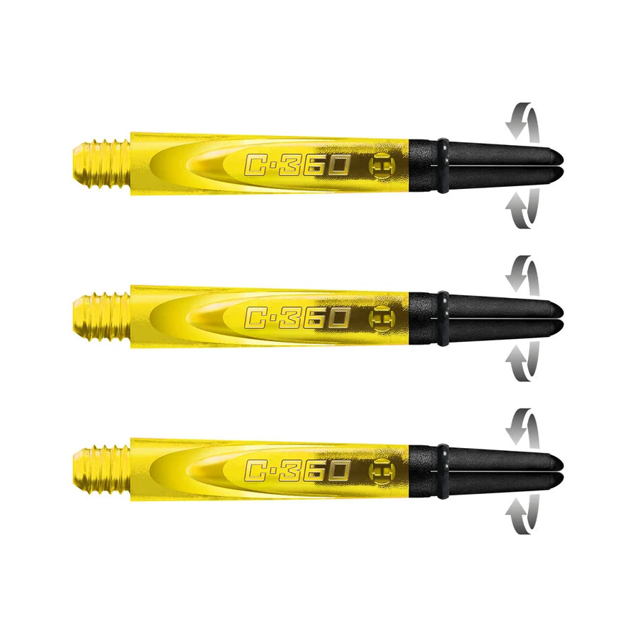 HARROWS CARBON 360 DART STEMS - WITH ROTATING CARBON TOP