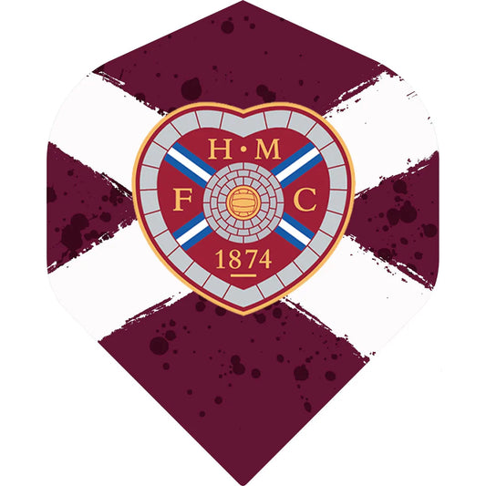 HEARTS OF MIDLOTHIAN FOOTBALL CLUB DART FLIGHTS