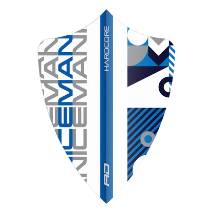 GERWYN PRICE ICEMAN RED DRAGON HARDCORE KITE SHAPED DART FLIGHTS