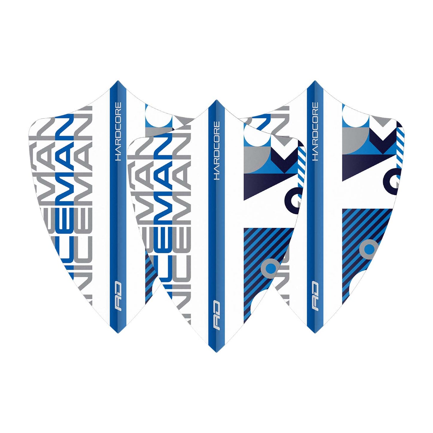 GERWYN PRICE ICEMAN RED DRAGON HARDCORE KITE SHAPED DART FLIGHTS