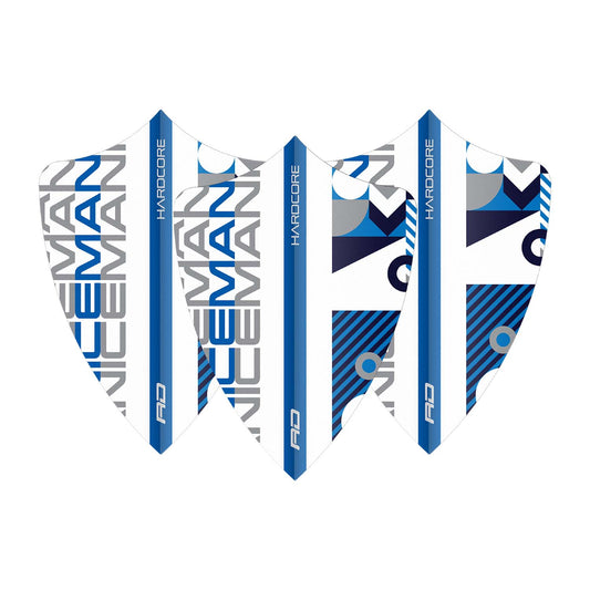 GERWYN PRICE ICEMAN RED DRAGON HARDCORE KITE SHAPED DART FLIGHTS