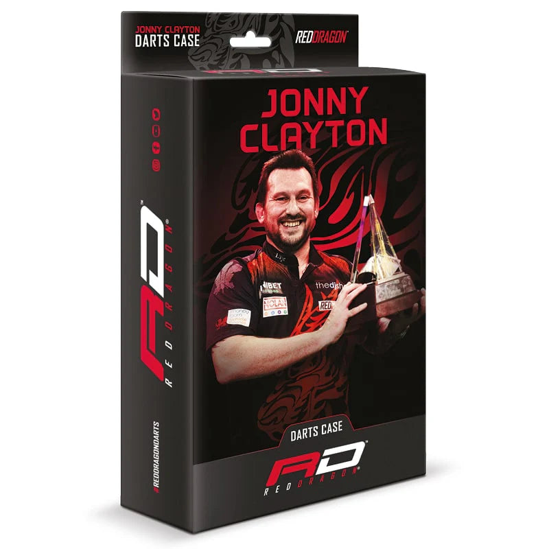 JONNY CLAYTON RED DRAGON DARTS CASE