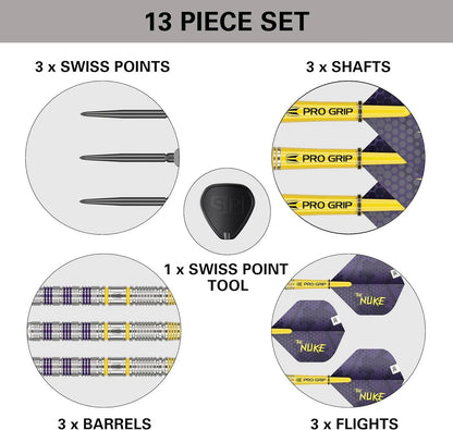 Target Luke Littler Loadout 90% Tungsten 23G Player Edition Darts - Swiss Point