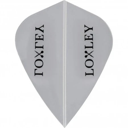 LOXLEY TRANSPARENT 100 MICRON THICK KITE SHAPED STYLISH DART FLIGHTS